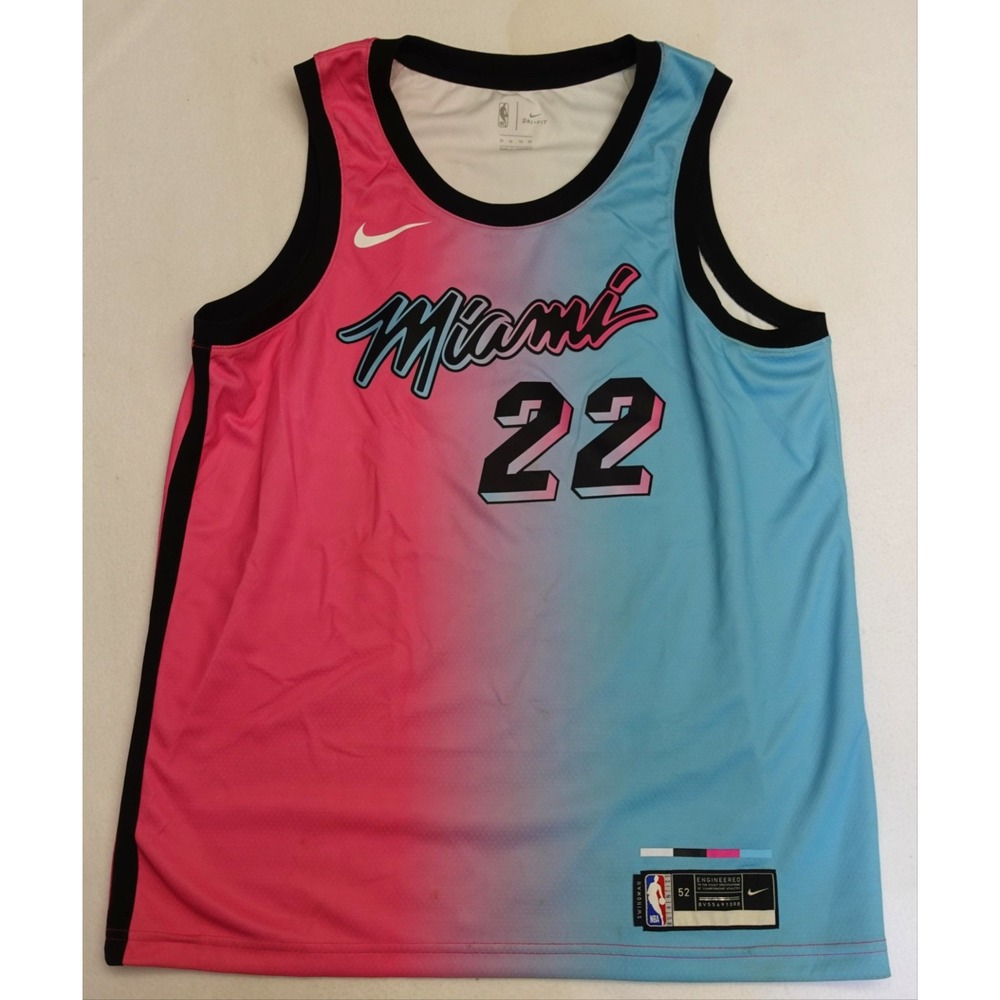 Miami Heat Jersey Mens XL Multi NBA Basketball Jimmy Butler 22 Nike Dri Fit